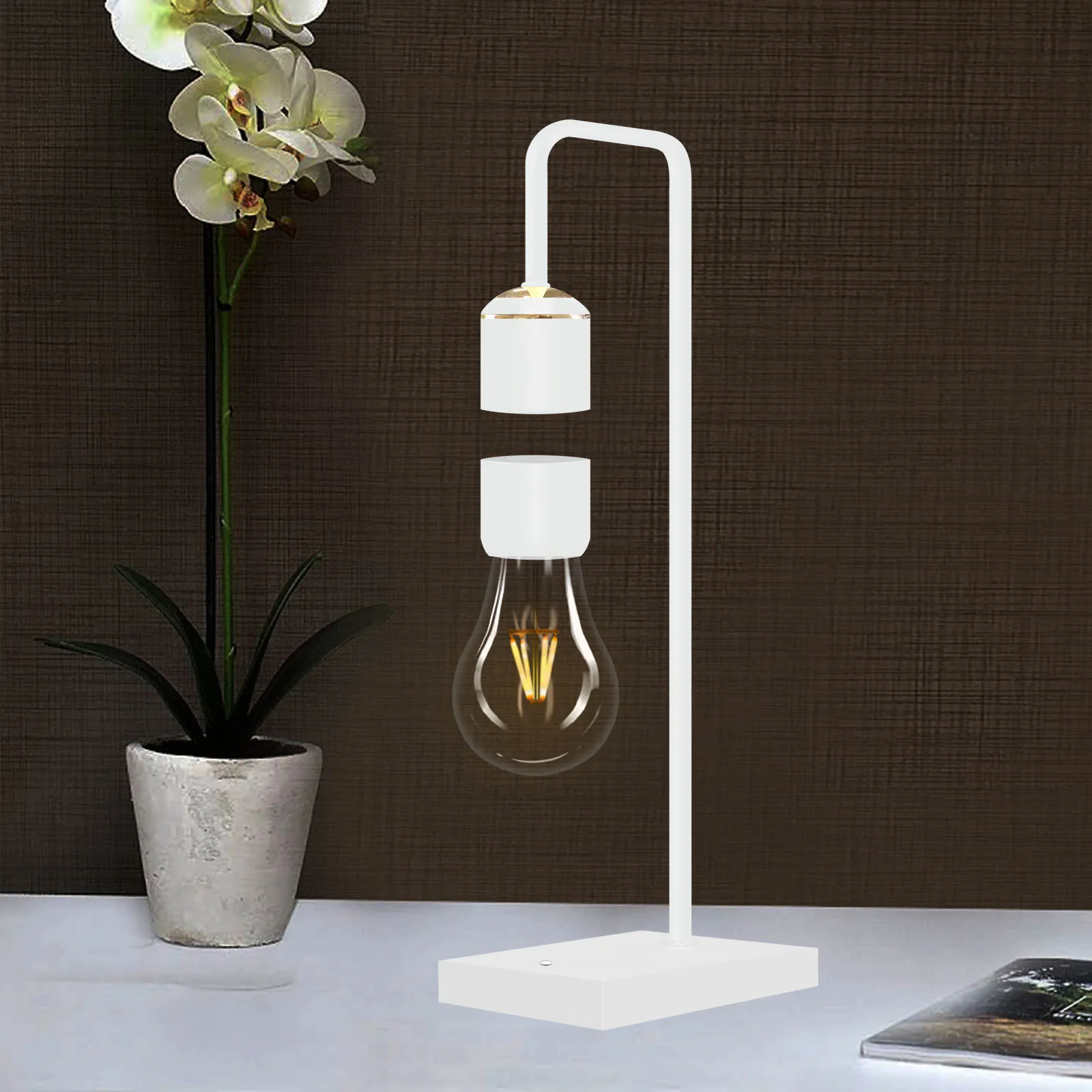 Dropshipping Innovative product ideas table lamp LED desk magnetic decor lampen levitation levitating table lamp