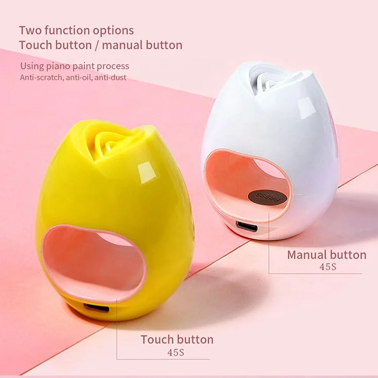 Portable Fast Drying Finger USB Rechargeable Nail Finger Lamp Mini Light Dryer UV Led Nail Lamp For Gel Curing