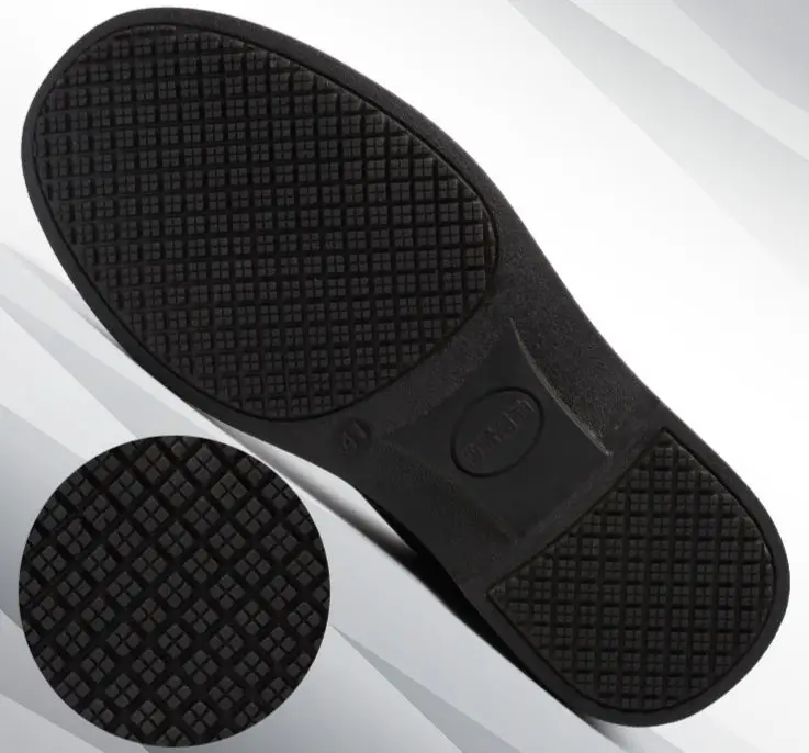 2022 High Quality Wholesale Waterproof Non-slip Work Oil Resistance Kitchen Chef Shoe Steel head Men leather Chef safety shoes