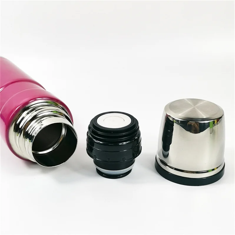 Promotion Custom Logo Sports Insulated 304 Double Layer Stainless Steel Bullet Shape Vacuum Flasks Outdoor Portable Water Bottle