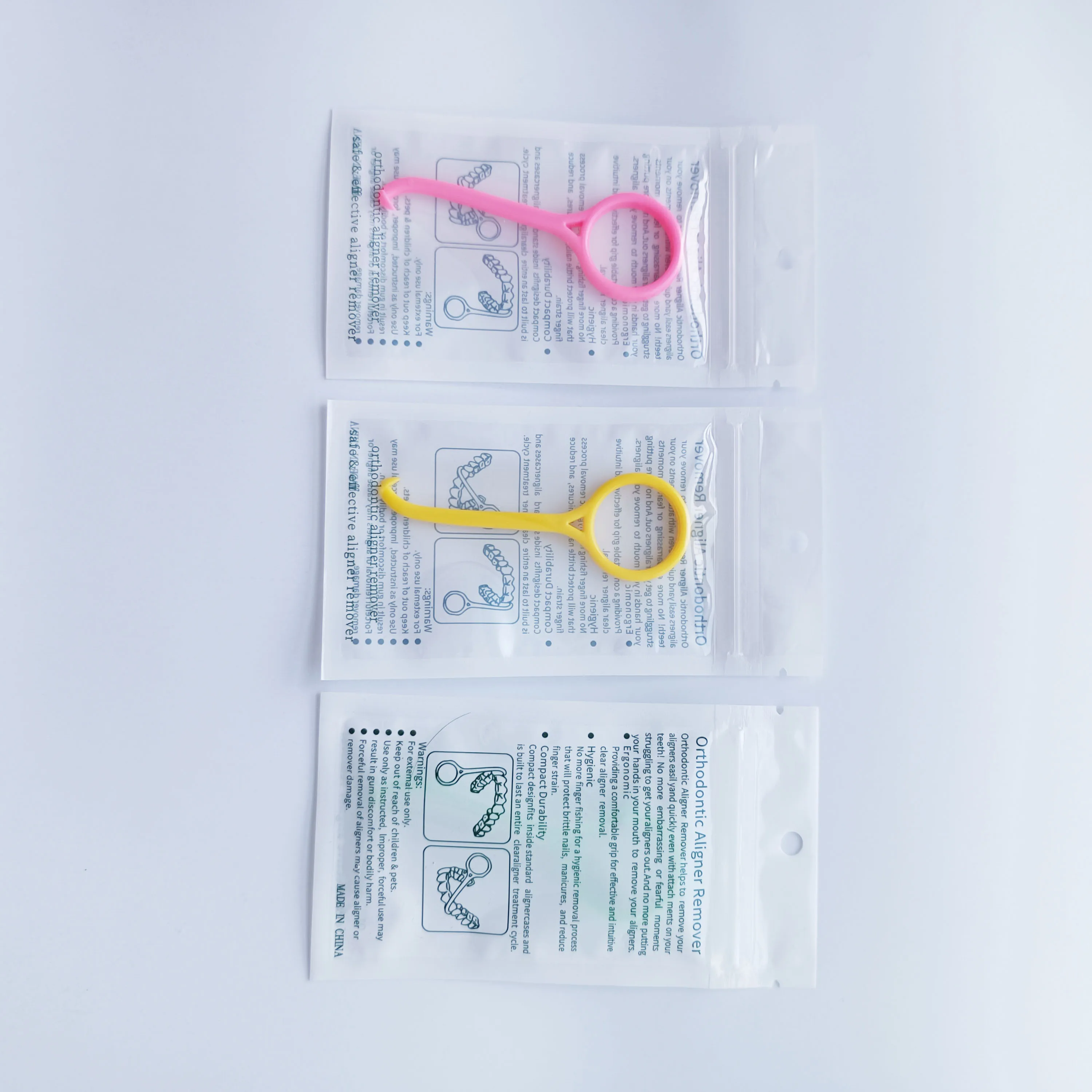 Extractor Hook Invisible Removable Braces Clear Removal Tool Braces Orthodontic clear aligner removal tool