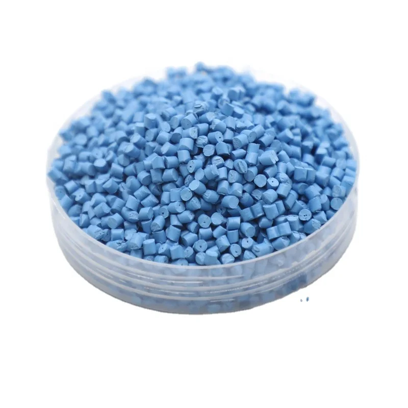Blue Color PP/PE/ABS/PET Pellets Polyethylene Plastic Color Masterbatch