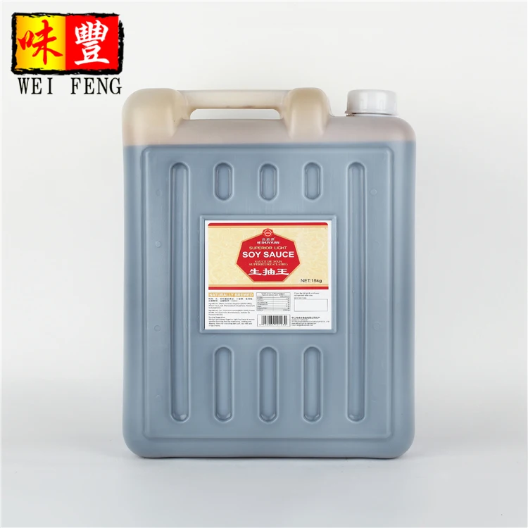 HACCP HALAL Chinese OEM Factory Top Best Natural Brewed salsa de soja 200L Bulk Light Soy Sauce Price
