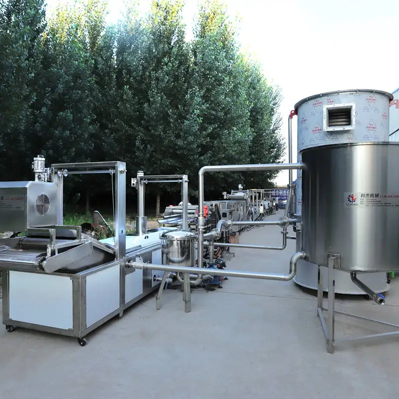 China Top 3 factory automatic Fried Potato Chips Production Line manufacturer/ French Fries Making Machine production  plant