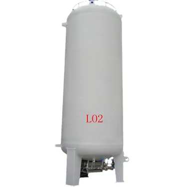 Chemical Plant Use Vertical Type Liquid Oxygen Nitrogen Cryogenic Tank