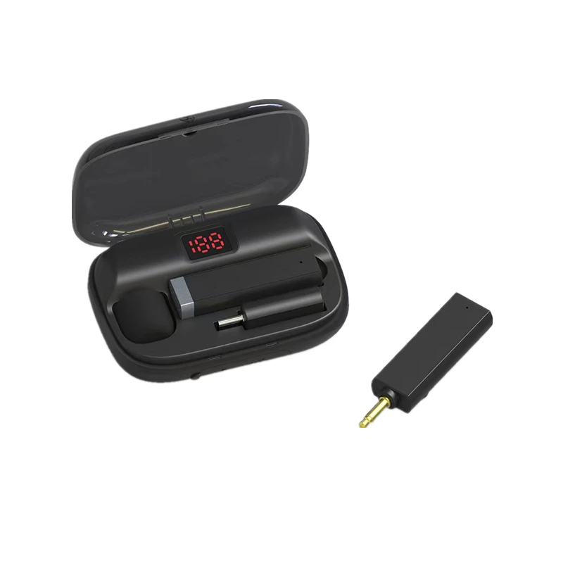 Беспроводной микрофон 2,4 ГГц с зарядным устройством для смартфонов, мини-микрофон для прямой трансляции 2,4 ГГц Type-C/6,5 мм