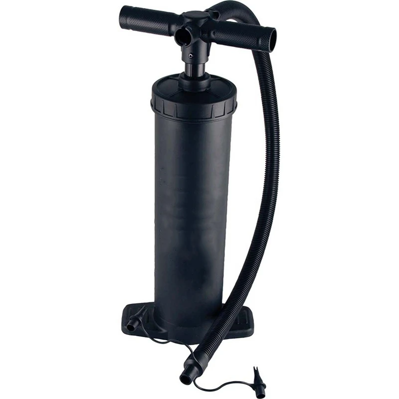 Dual Action Hand Pump - Black Duplex Manual Pump High Pressure Universal Double Action Air Pump