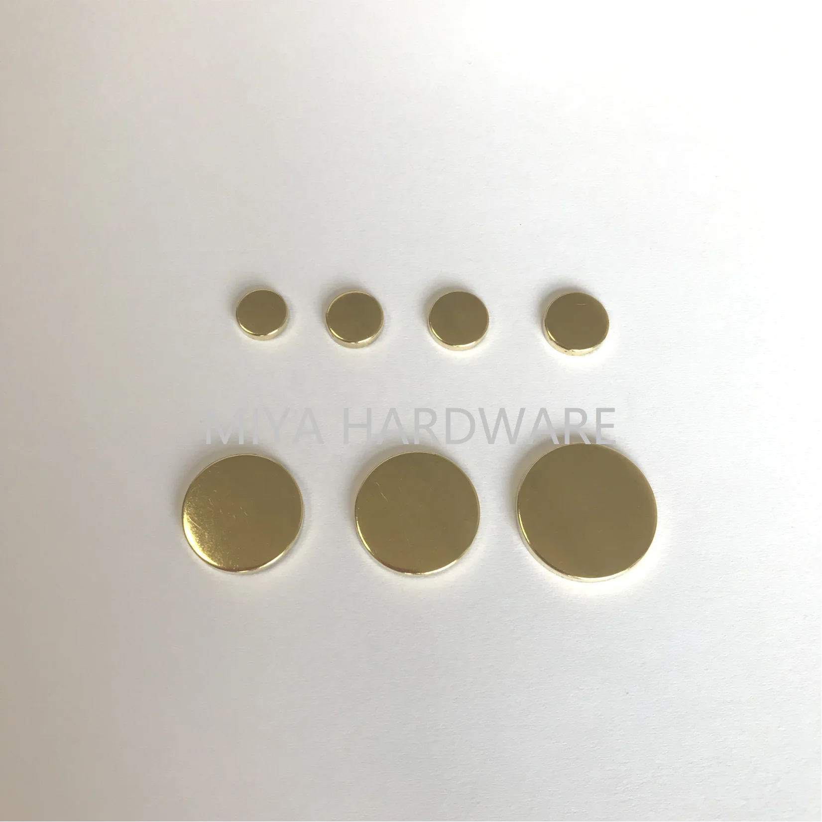 Custom Mesh Round Jeans Button Brass Rivet and Button Caps