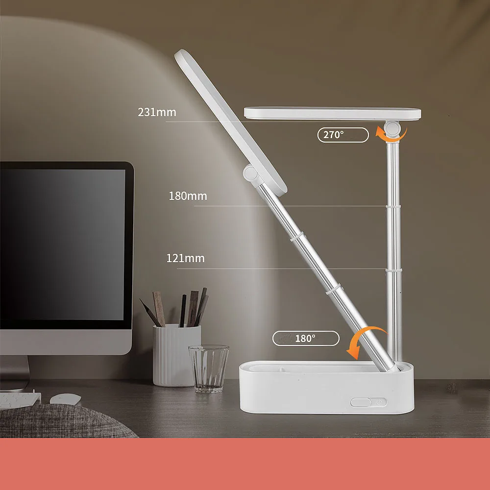  Minimal folding lamp multifunction led desk with wireless