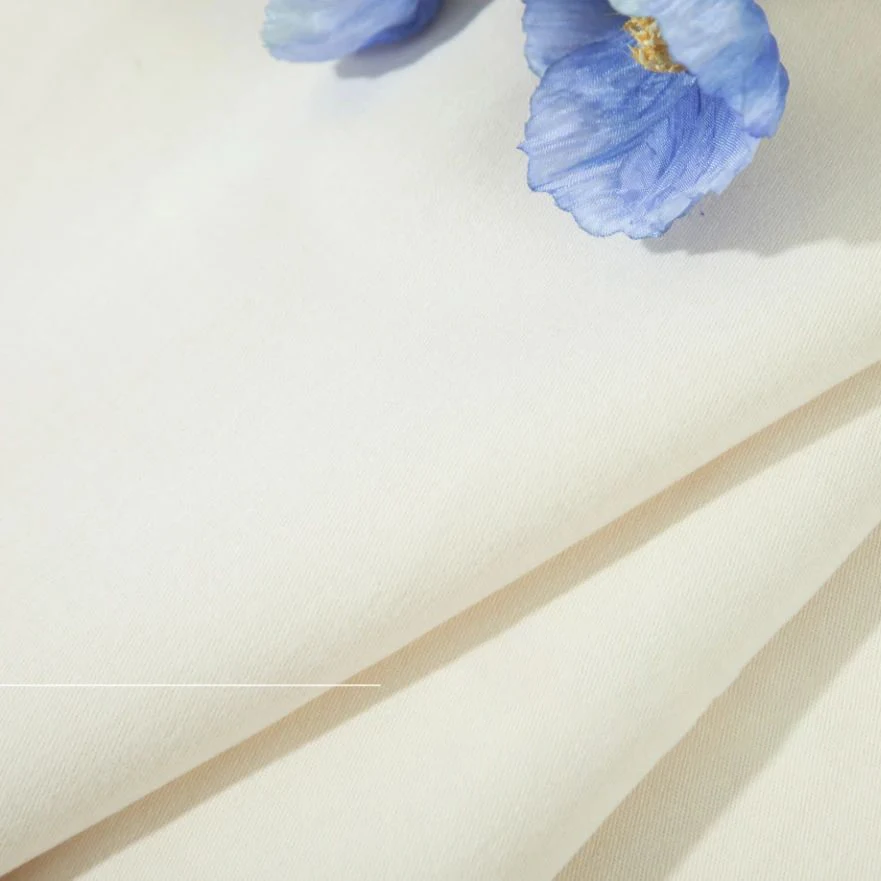 Удобная мягкая тканая 100% хлопчатобумажная ткань для одежды на заказ, весна-лето