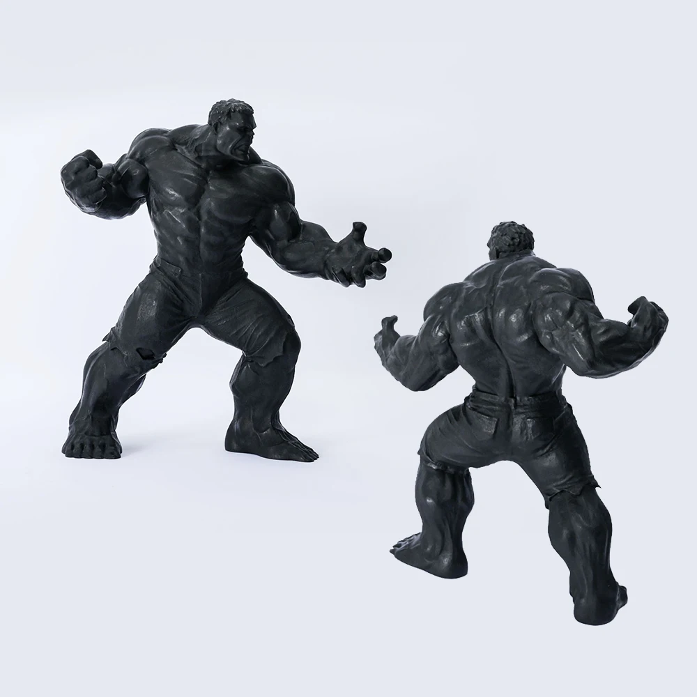 Custom OEM 3D Print Black Resin Hulk Model High Quality Art SLA Action Figures Rapid Prototype Service