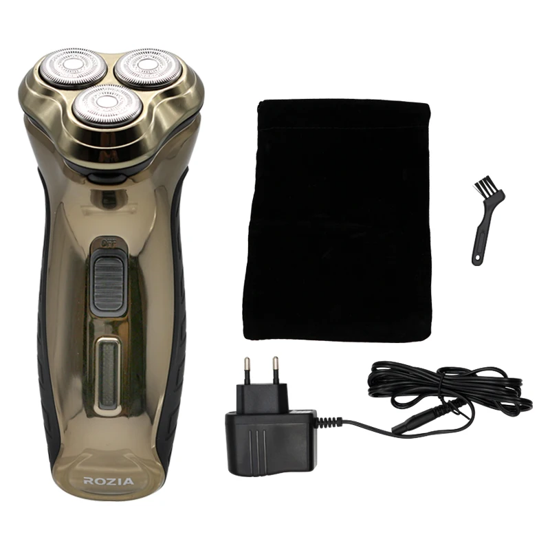 ROZIA  Rechargeable safety razor waterproof  brows shavers  refreshments razor shaving razor for man