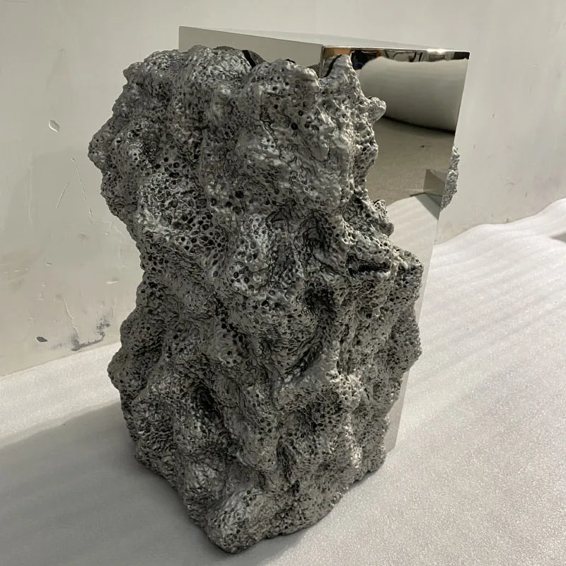 Современное уличное садовое украшение, статуя абстрактного искусства, 3D печатная полимерная металлическая каменная скульптура высокого качества