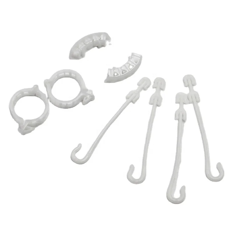 Manufacture cheap plastic buckle plant hanger hanging seedlings transparent plant silicon tomato vine graft clip