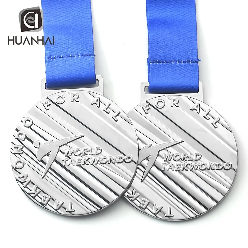 custom silver metal France dance gymnastics medals and trophies gymnastics