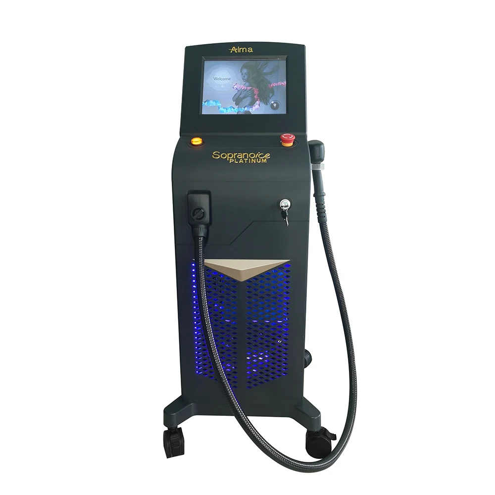 Customized Soprano Ice Platinum 1600w Tria Beauty 808 Laser Hair Removal Permanently System Diode Laser 3 Wavelength Machine