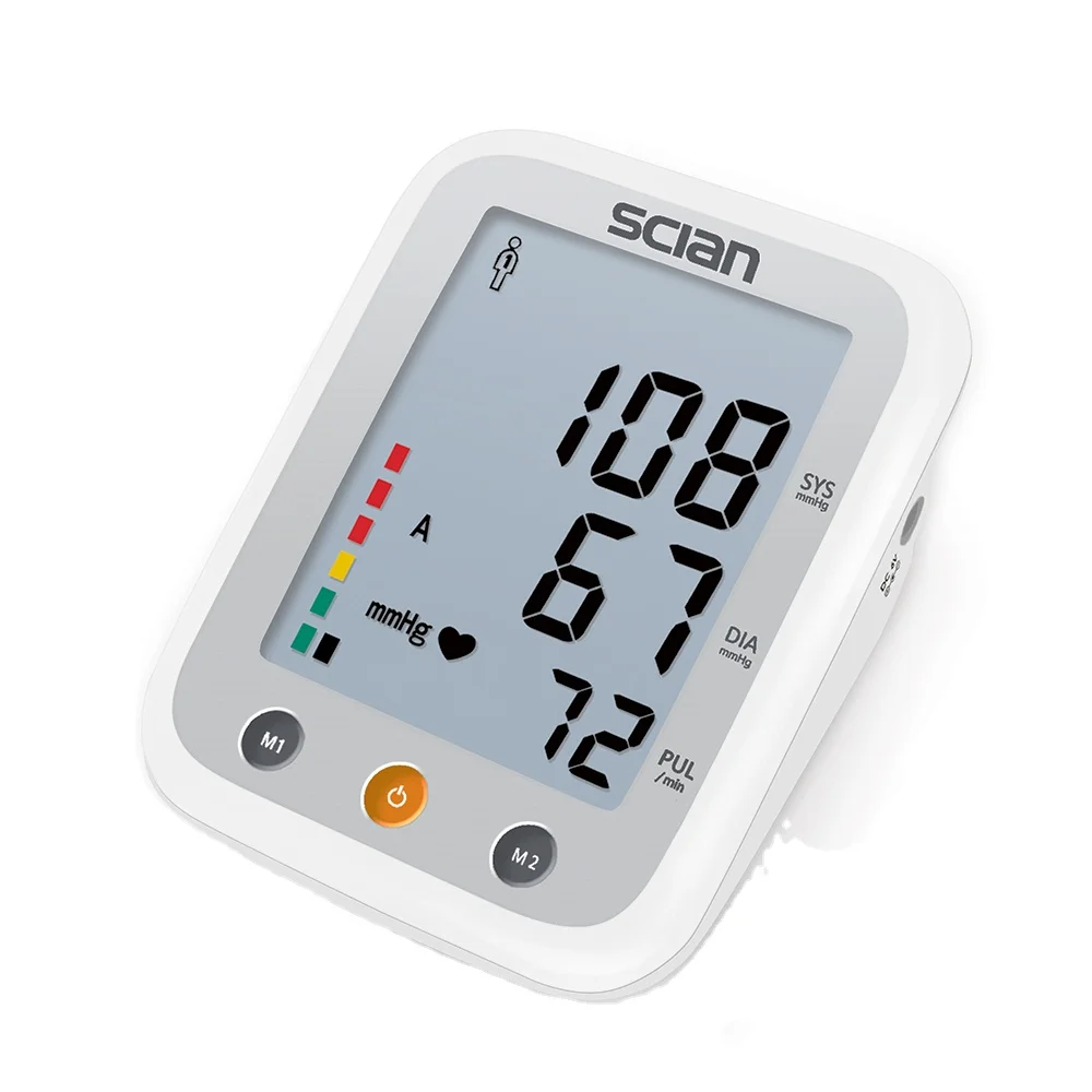 SCIAN High Accuracy Digital Blood Pressure Monitor Electronic Upper Arm Sphygmomanometer Fast And Easy Testing