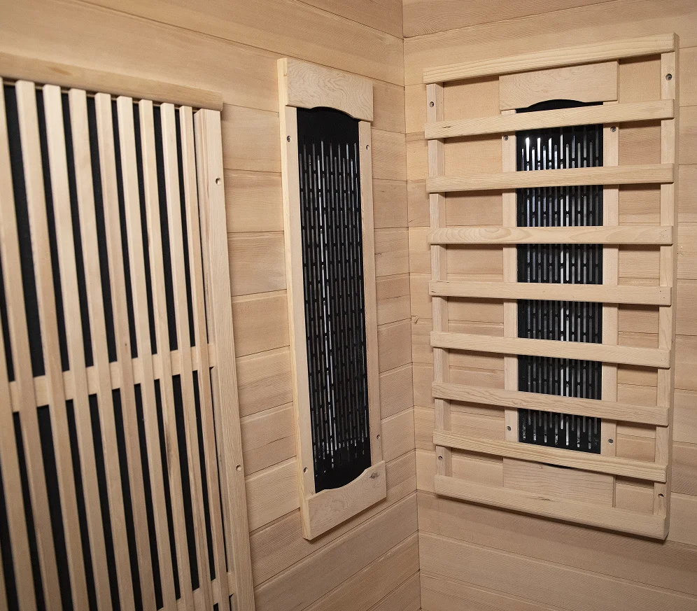 1 person luxury wood sauna personal home use far infrared sauna room