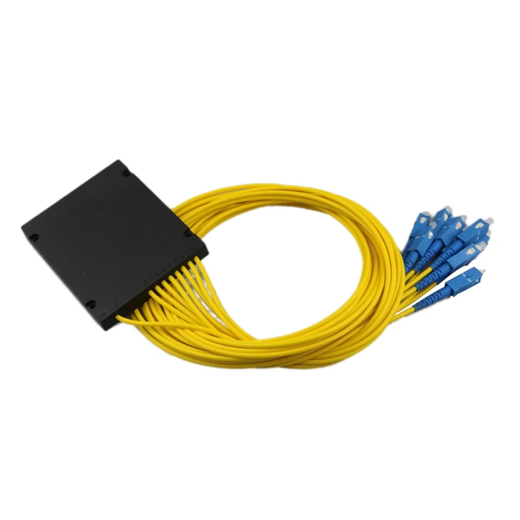 Supply 1x2 1x4 1x8 Cassette Type PLC Optical Splitter with High Quality