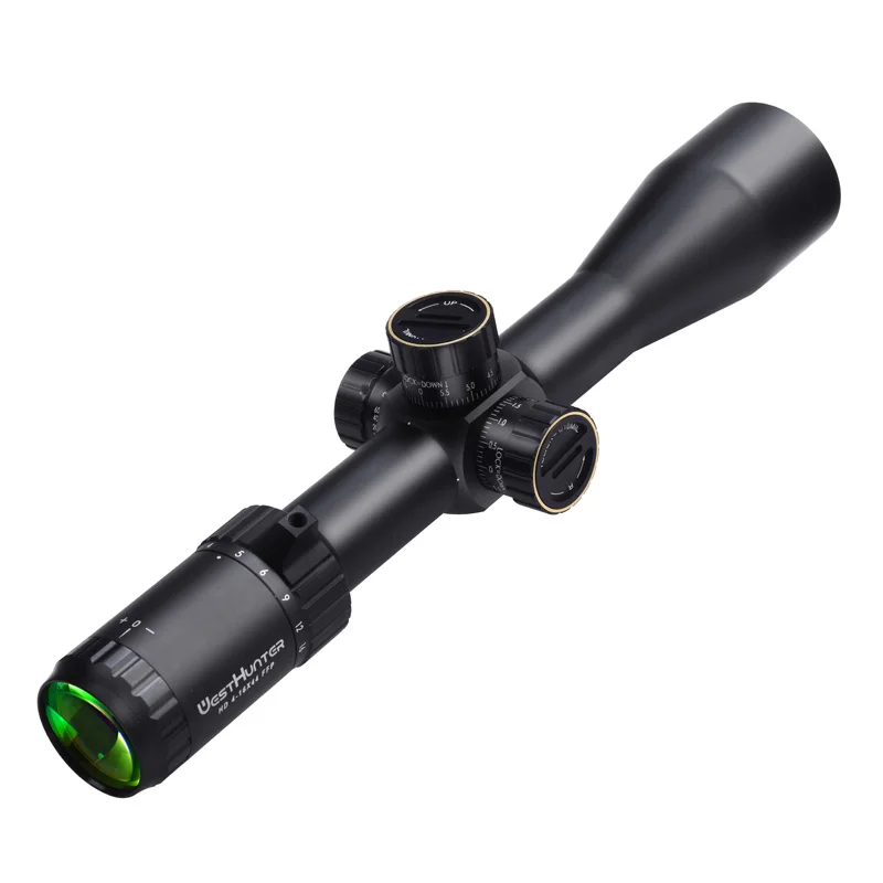  Горячая Распродажа WestHunter HD 4-16X44 FFP первый фокусный плоский оптический прицел для охоты на открытом воздухе военный с широким углом