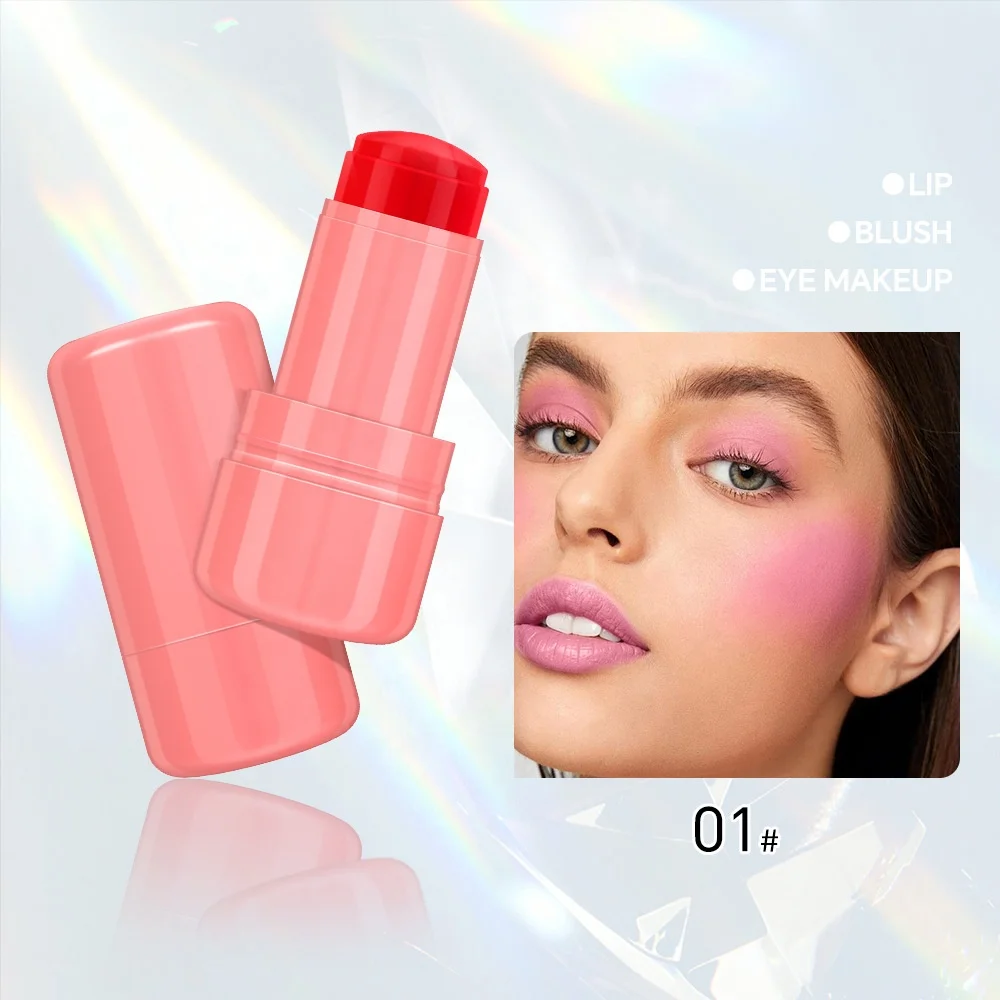 Professional Makeup Manufacturer Jelly Tint Custom Logo Sweet Style Cheek Blush Rose Stain Jelly Blush Stick