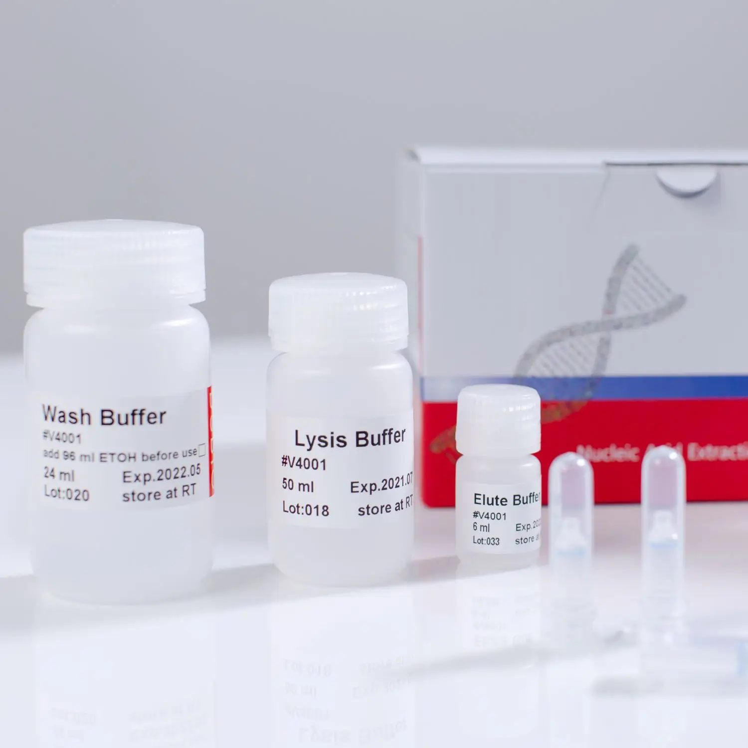 Ватные палочки/слюна вирусная ДНК/комплект для экстракции РНК, V4001, 100 преп