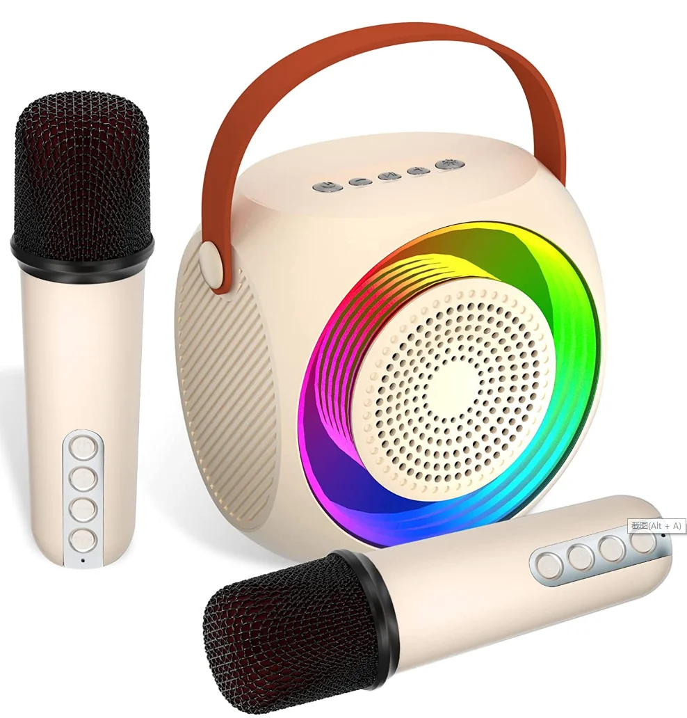 New Portable Party Wireless Speaker Mini Kids Karaoke Singing Handheld Ktv Karaoke Speakers Set