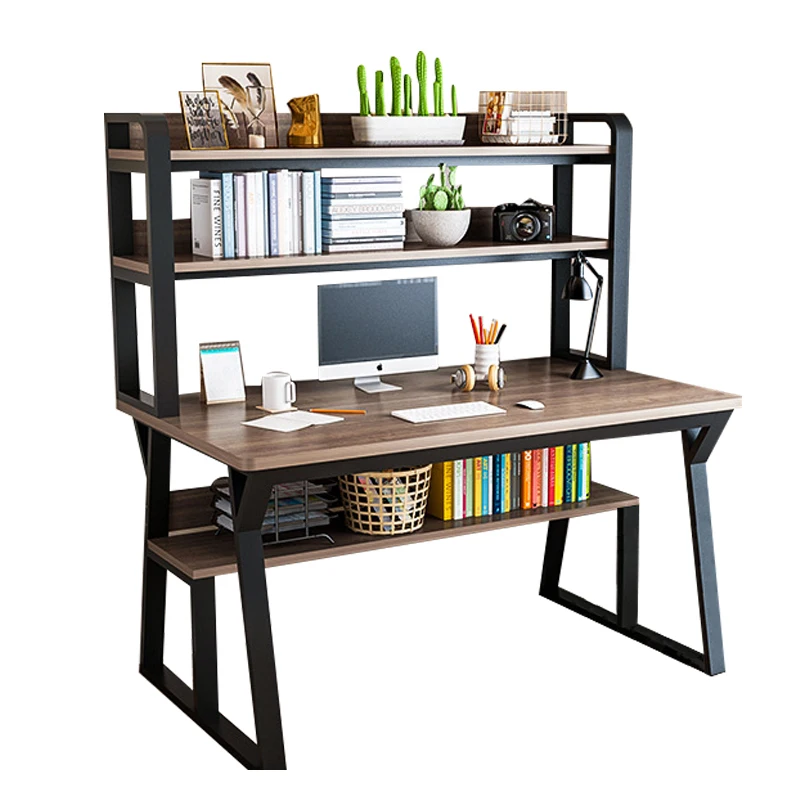 Хорошая цена, высококачественный компьютерный стол, учебный стол с книжной полкой для офиса