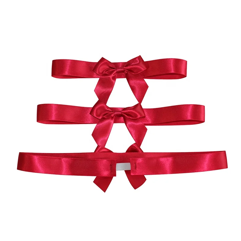 Customized various bow with elastic loop gift wrapping ribbon bow