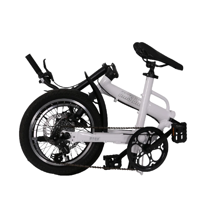 New 16-inch CMS-F16-B variable speed disc brake Twitter carbon sand folding bike