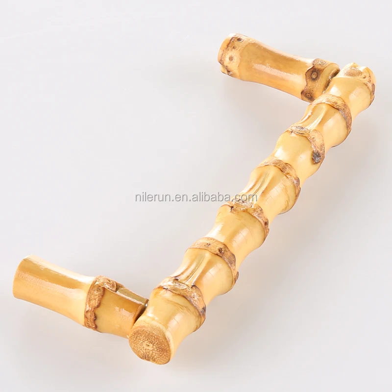 Furniture kitchen cabinet dresser wardrobe closet wooden bamboo root handle drawer pull