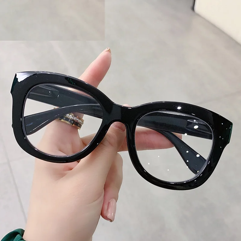 2024 New Arrival Big Frame Luxury Trendy Optical Frame Computer Glasses Anti Blue Light Unisex Wholesale High Quality