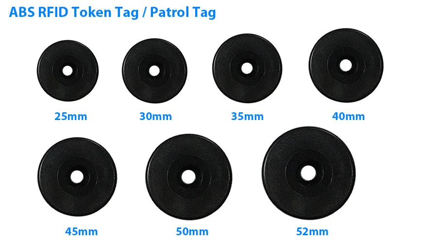 TK4100 Rfid Disk Token Tag With Screw Hole RFID Disk TagIndustrial Management read only