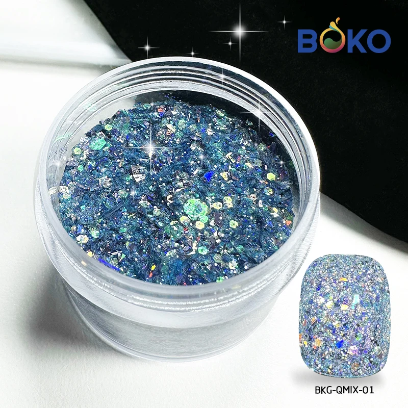 Оптовая продажа, блестящая пудра для ногтей, отражающая серия, акриловая пудра 12 видов цветов ногтей, блестки, пигмент