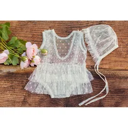 Newborn children baby lace diapers photo props girl lace skirt pastoral style