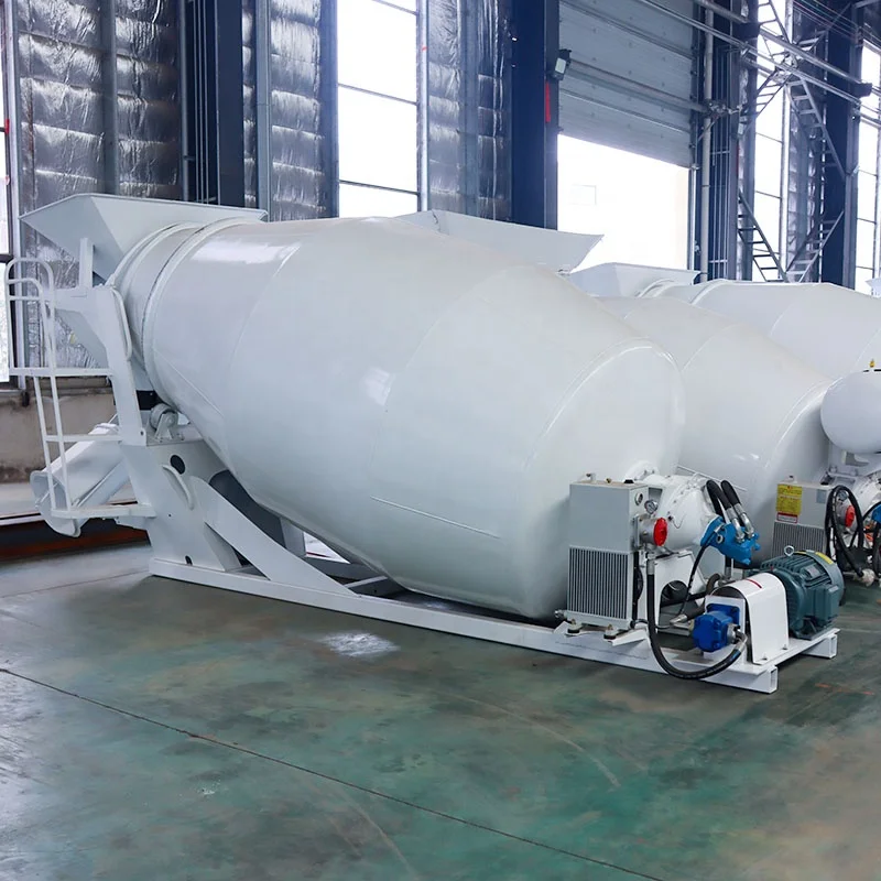 The new 5-cubic meter fully automatic electric mixer equipment is used for mixing and coating feed seeds