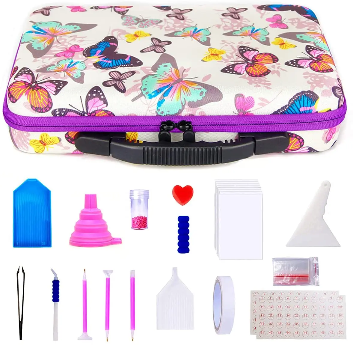 60 бутылок сетки алмазов картина сверла коробка для хранения Аксессуар Чехол держатель ручная сумка на молнии