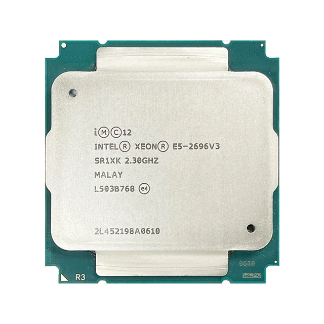 Процессор Intel XEON E5 2696V3 E5 2696 V3 SR1XK, б/у, 18 ядер, 2,3 ГГц, лучше, чем ЦП LGA 2011-3
