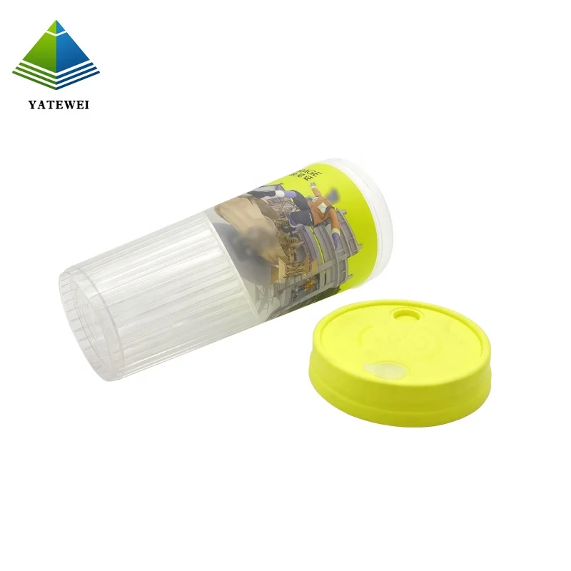 Пластиковые чашки Boba, чашка, пузырьковая чашка для чая с крышкой, молочный коктейль, квадратная форма PP, экологически чистый, многоразовый, с пользовательским логотипом, 12 16 20 унций