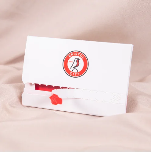 White Printed Custom Western Invitation Card Membership Card Box Easy To Tear Packaging Envelope