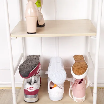 New Popular Modern Light Creative design plastic folding shoe organizer space saving shoe organizer space saver