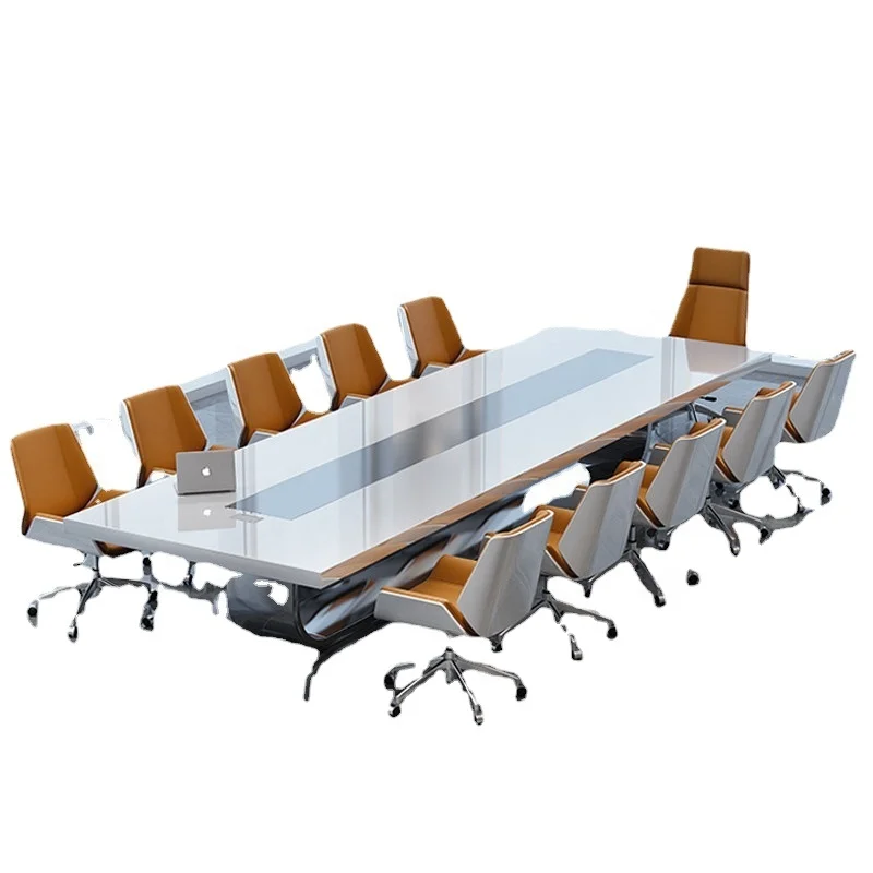 Конференц-стол цена краска шпон для выпечки Белый с металлической ножкой из нержавеющей стали