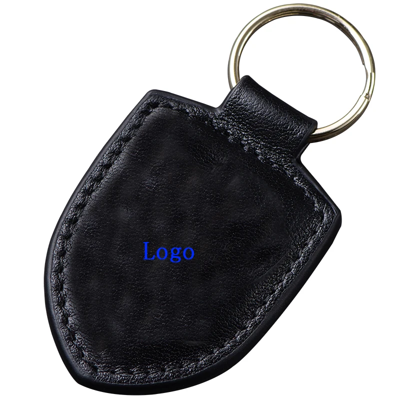 For Porsche Shield Keychain leather Taycan Panamera 911 Cayenne Macan Coat of Arms pendant