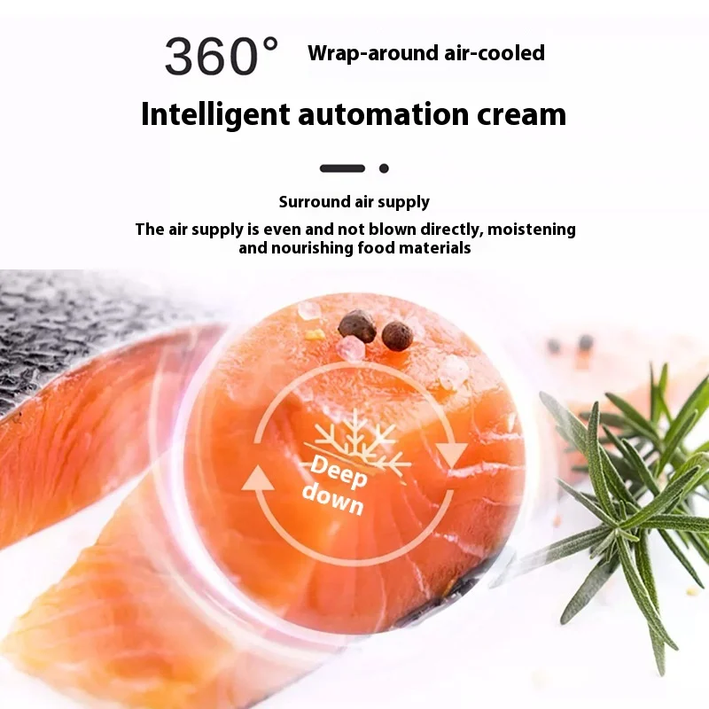 Commercial Double-Temperature Freezer Plug-In Air-Cooled Frost-Free Baking Four-Door Six-Door Cake Vertical Refrigerator