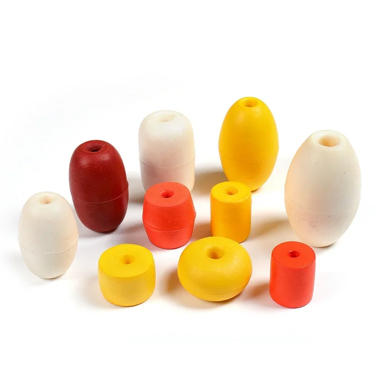 Wholesale latest pvc customized light weight fishing buoys foam fishing floats for fishing