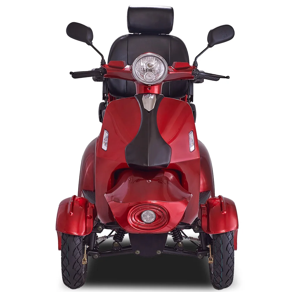 USA america warehouse High quality red 48 V disabled  scooter electric 4 wheel