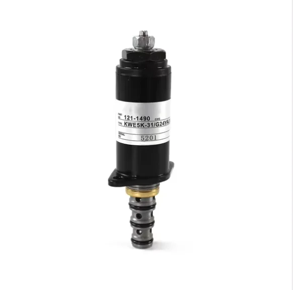 Rotary Solenoid Valve fits for 121-1490 KWE5K-31/G24YA30 E320B E320C E320D E330 E325B