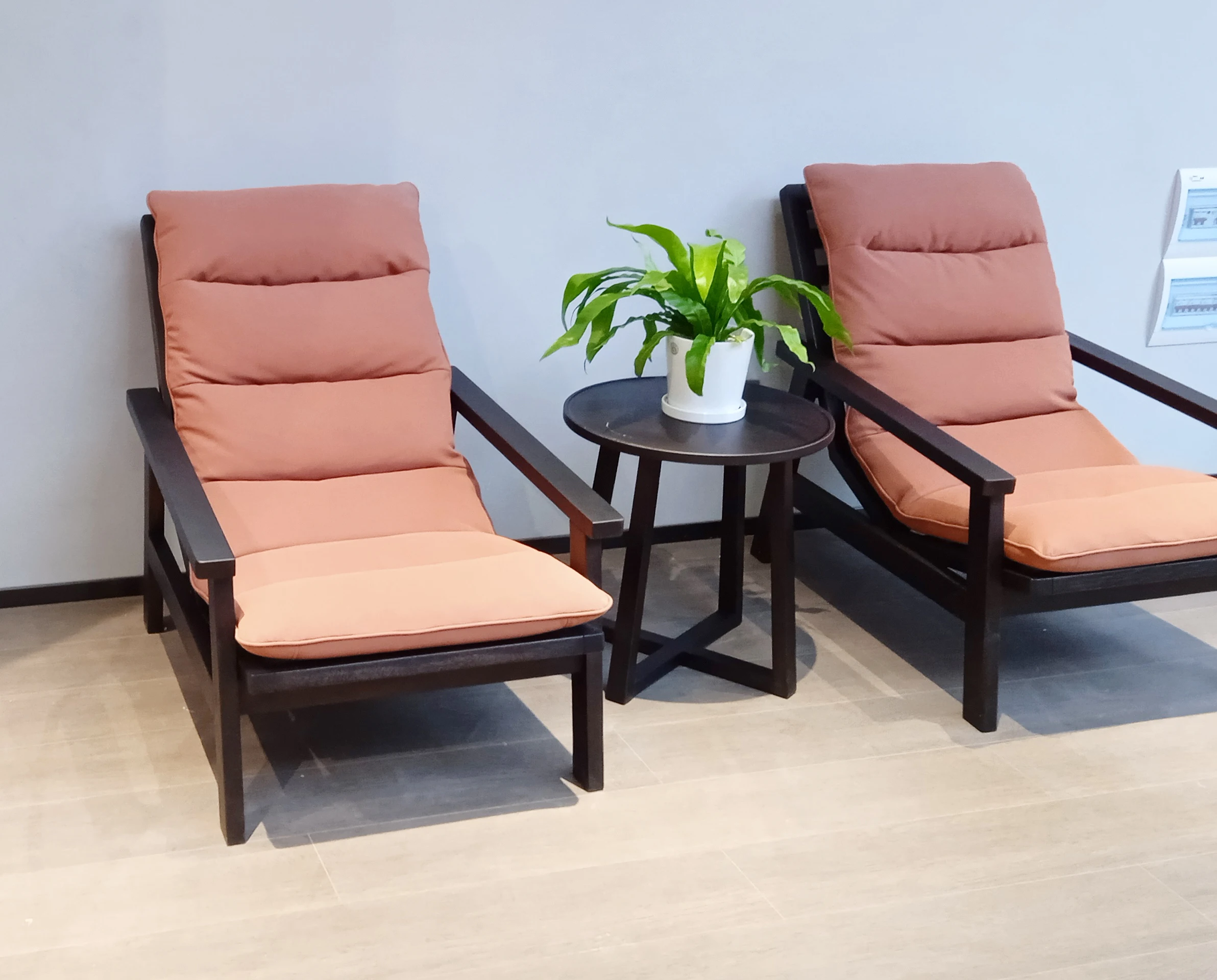 Sofa side end table solid natural wood coffee table portable tea table for living room balcony free assemble low height