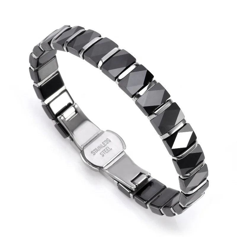 High-end European fashion bangle healthy stone man ceramic bracelets wholesale jewelry bracelet