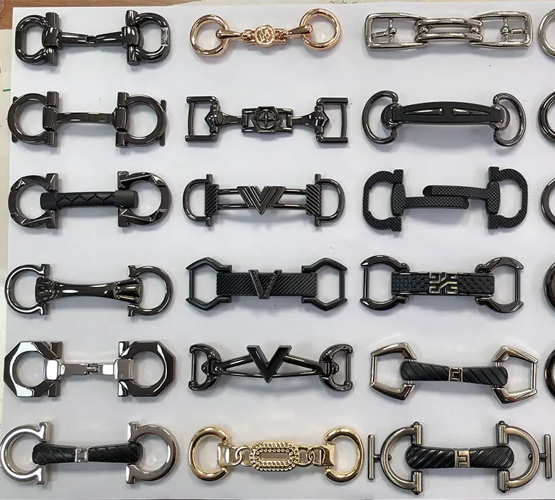 Customized Various Styles Shoes Chain Decorative Metal Shoes Buckles